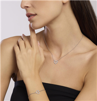 Bracciale Mabina Donna HAPPY LOVE in Argento Zirconia 533835 - 533835